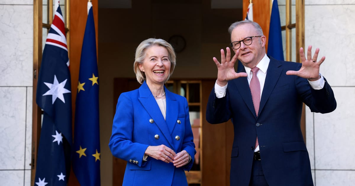 „Europos Sąjunga“ ir Australija susitarė dėl jautraus prekybos sandorio: kas laimės?