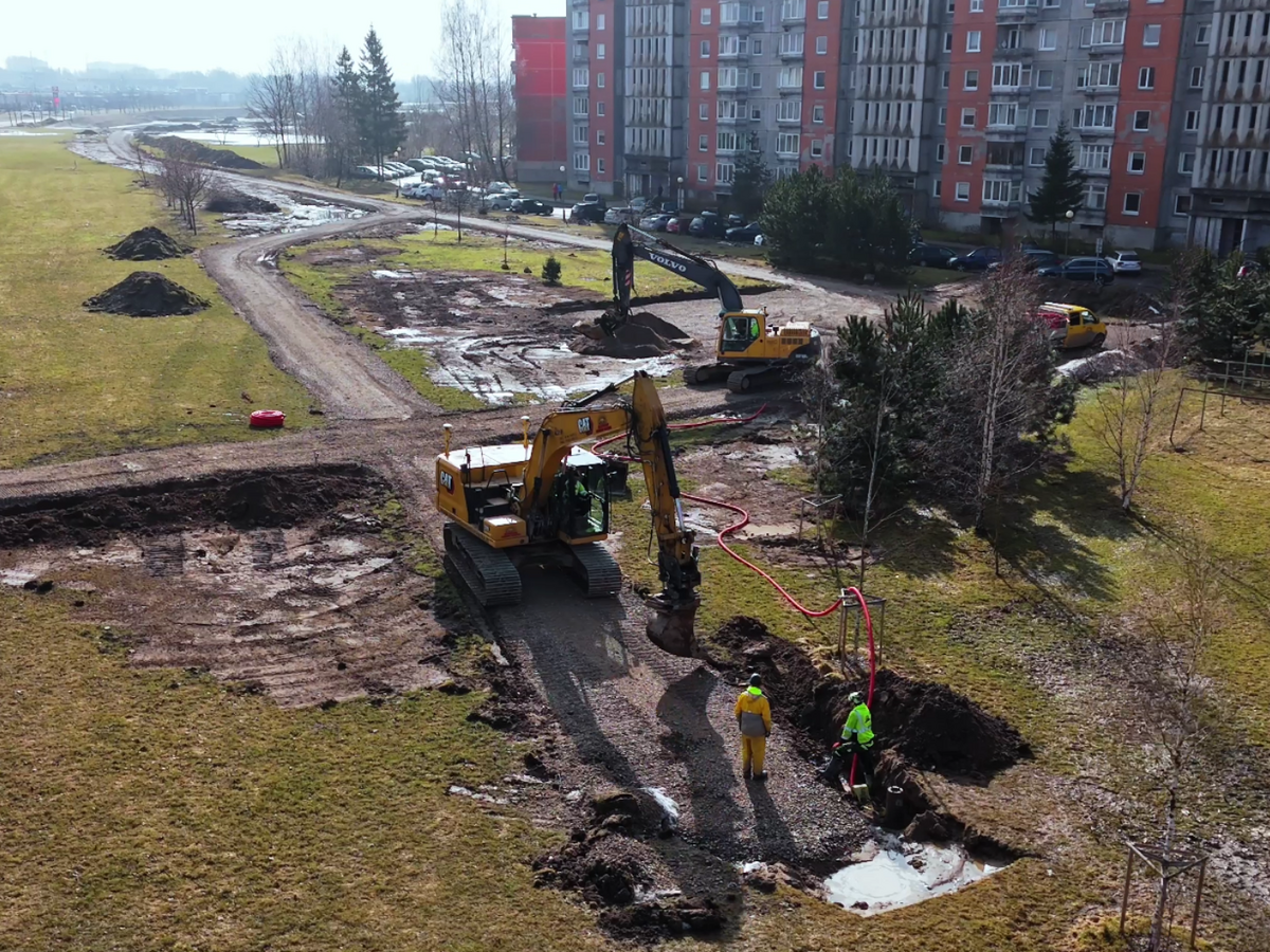 Šilutės plento pokytis nustebins klaipėdiečius: jau sodinami šimtai medžių naujame parke