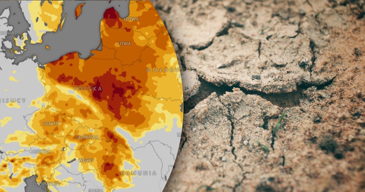 Lenkija oranžine dėme Europos žemėlapyje: kritulių stinga jau 5 mėnesius iš eilės