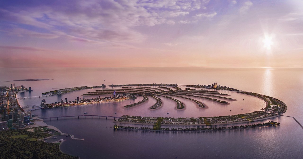 Dubajus beria milijardus: Palm Jebel Ali saloje statys 544 vilas, pabaiga numatyta 2028-aisiais