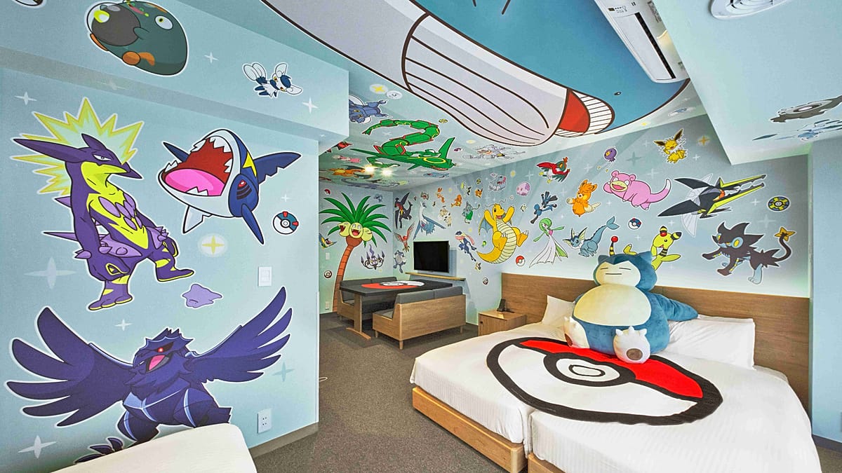 „MIMARU“ plečia „Pokémon“ kambarius Japonijoje: nakvynė su 100 personažų ir dovanomis