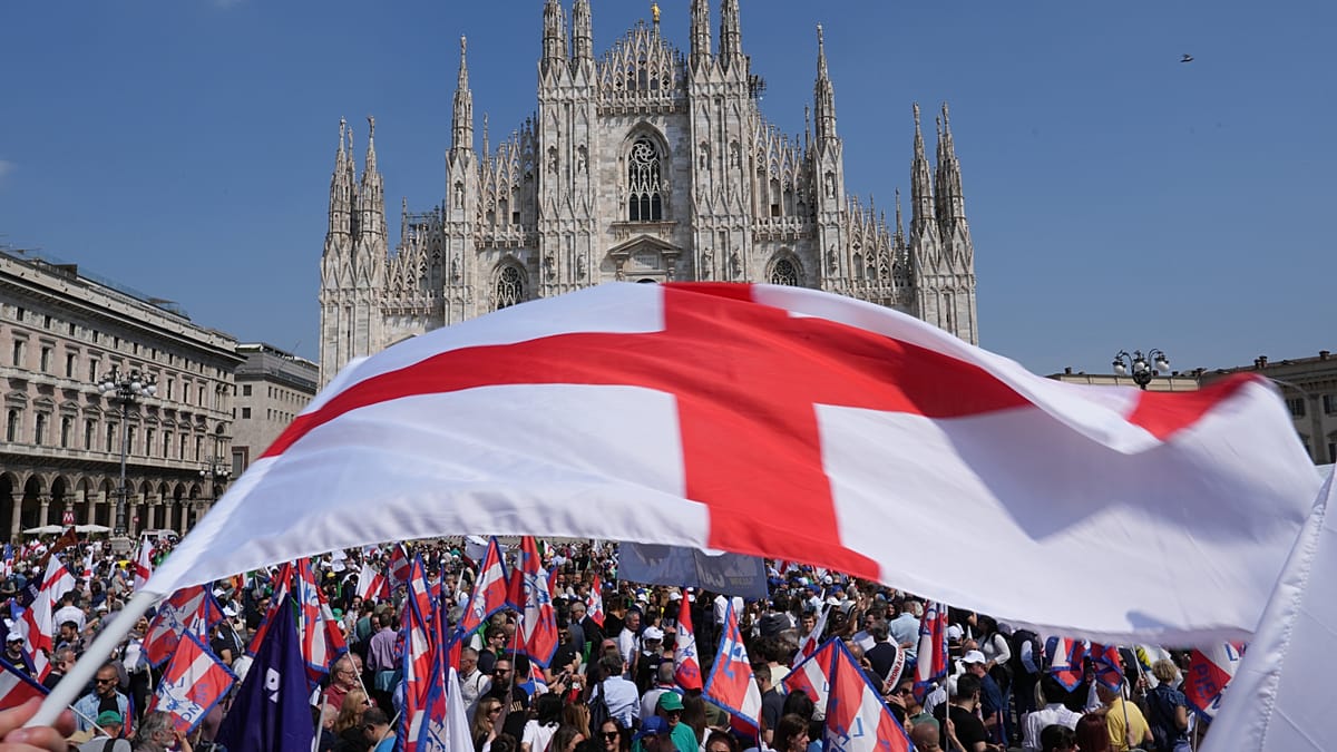 Milane – radikalų mitingas prieš migraciją: M. Salvini ragina grįžti prie rusiškos naftos