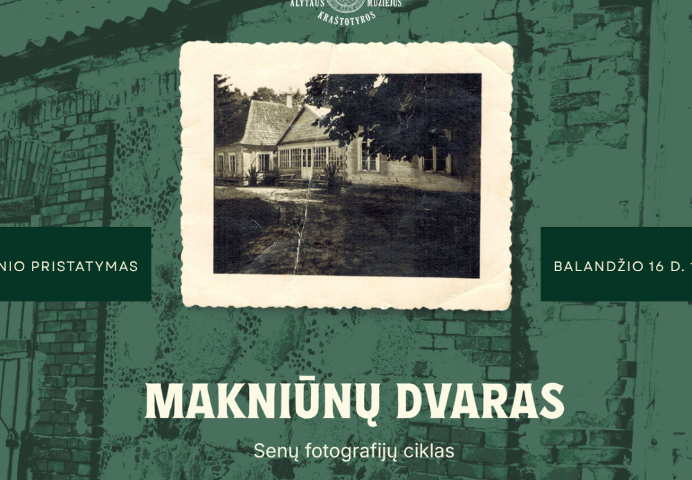 Makniūnų dvaras atgyja nuotraukose: Alytuje pristatys leidinį ir surengs diskusiją