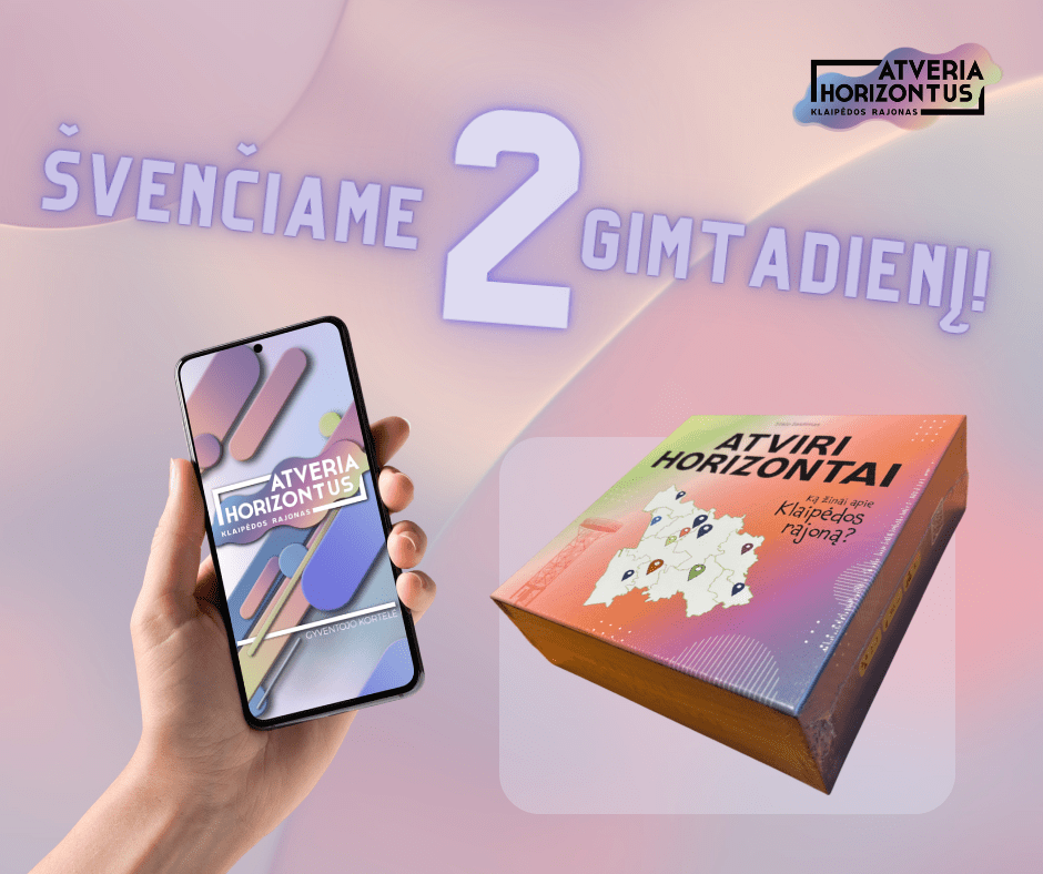 Klaipėdos rajono gyventojo kortelė šiandien švenčia 2-ąjį gimtadienį!