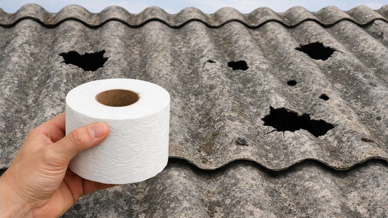 Skylėtas stogas? 1 tualetinio popieriaus ritinėlis ir šis triukas gali užsandarinti metams