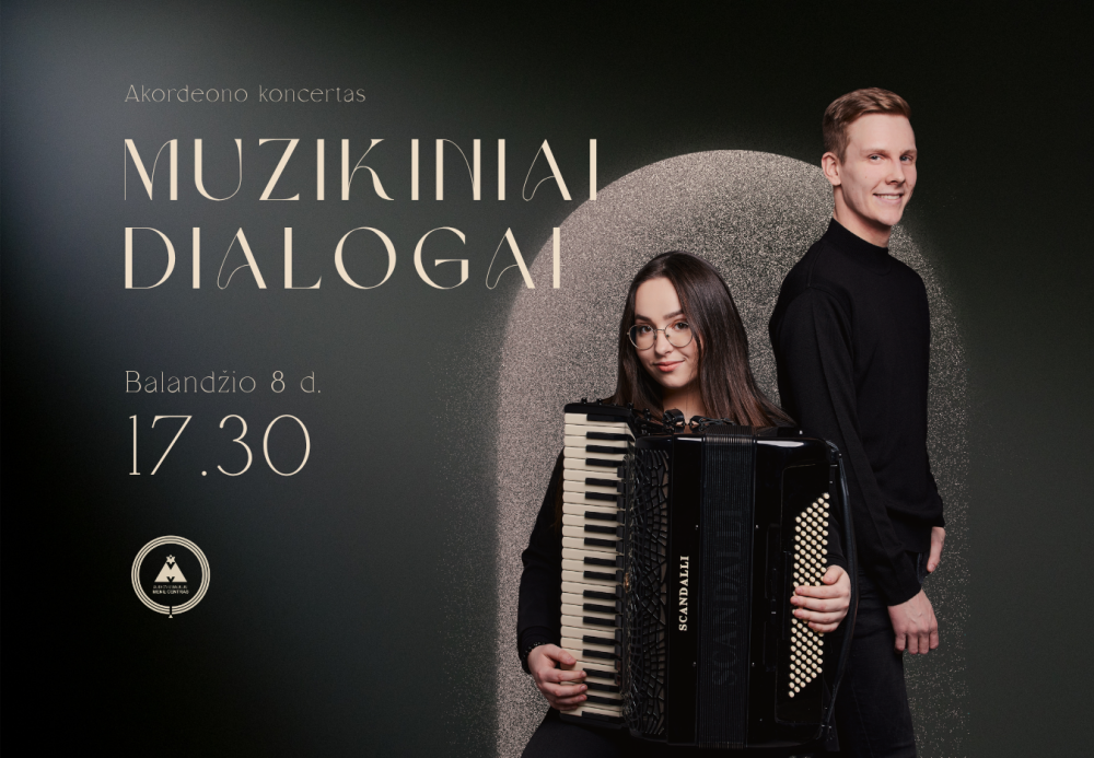 Nemokamas akordeono vakaras Audiovizualiųjų menų centre: programoje – netikėti dialogai