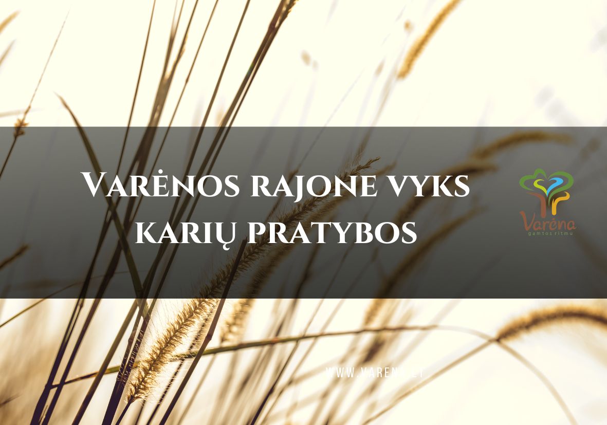 Kariškiai atvyksta į Varėnos rajoną: dvi dienas vyks pratybos miškuose ir prie gyvenviečių