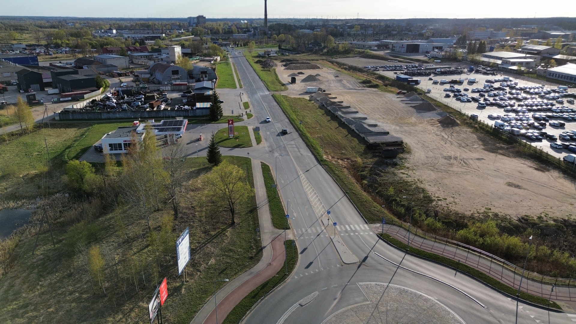 Tauragėje Pramonės gatvėje prasidės dviračių tako darbai: 565 m atkarpa ir 179 334 eurų sutartis