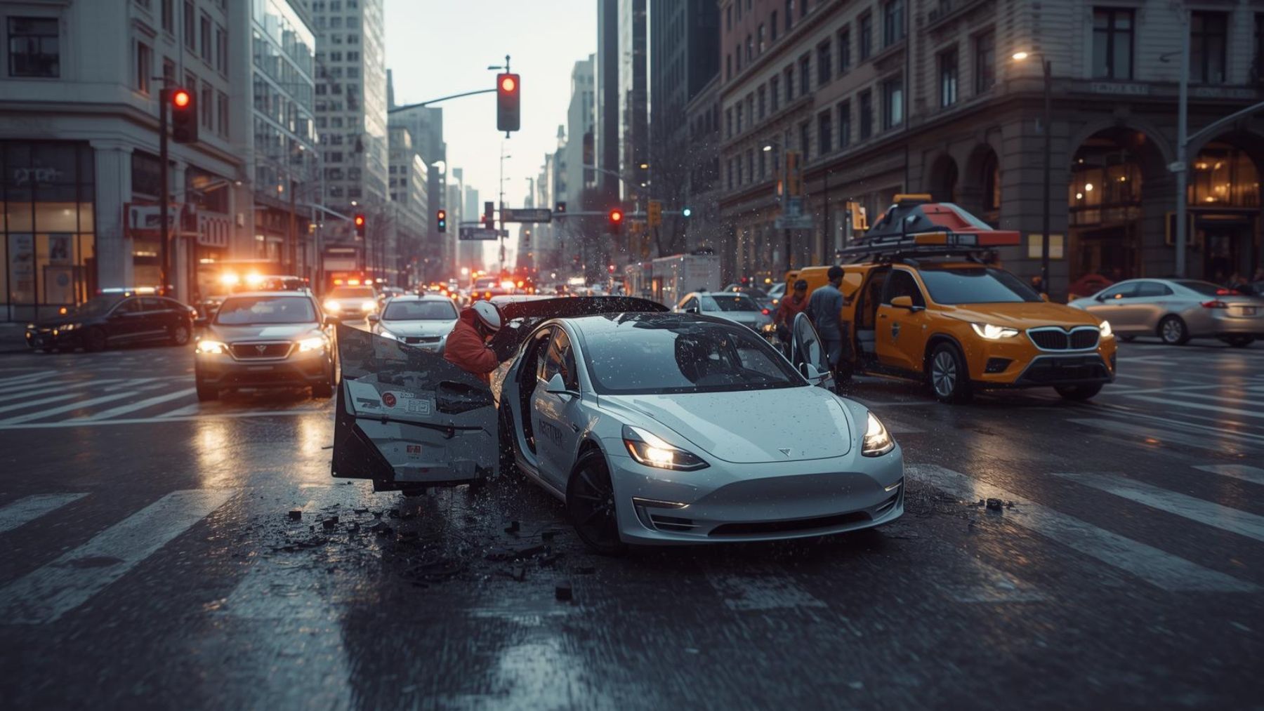 „Tesla“ robotaksi avarijų mažiau, bet NHTSA ataskaitose – užtušuotos detalės ir trūksta ridos duomenų