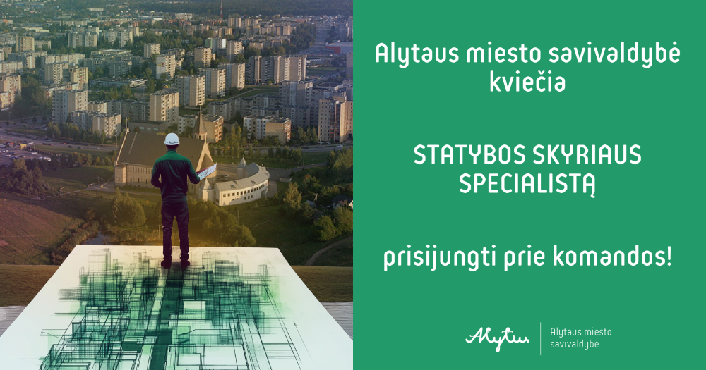 Savivaldybė ieško statybų specialisto: siūlo įtaką miesto projektams ir svarbius darbus