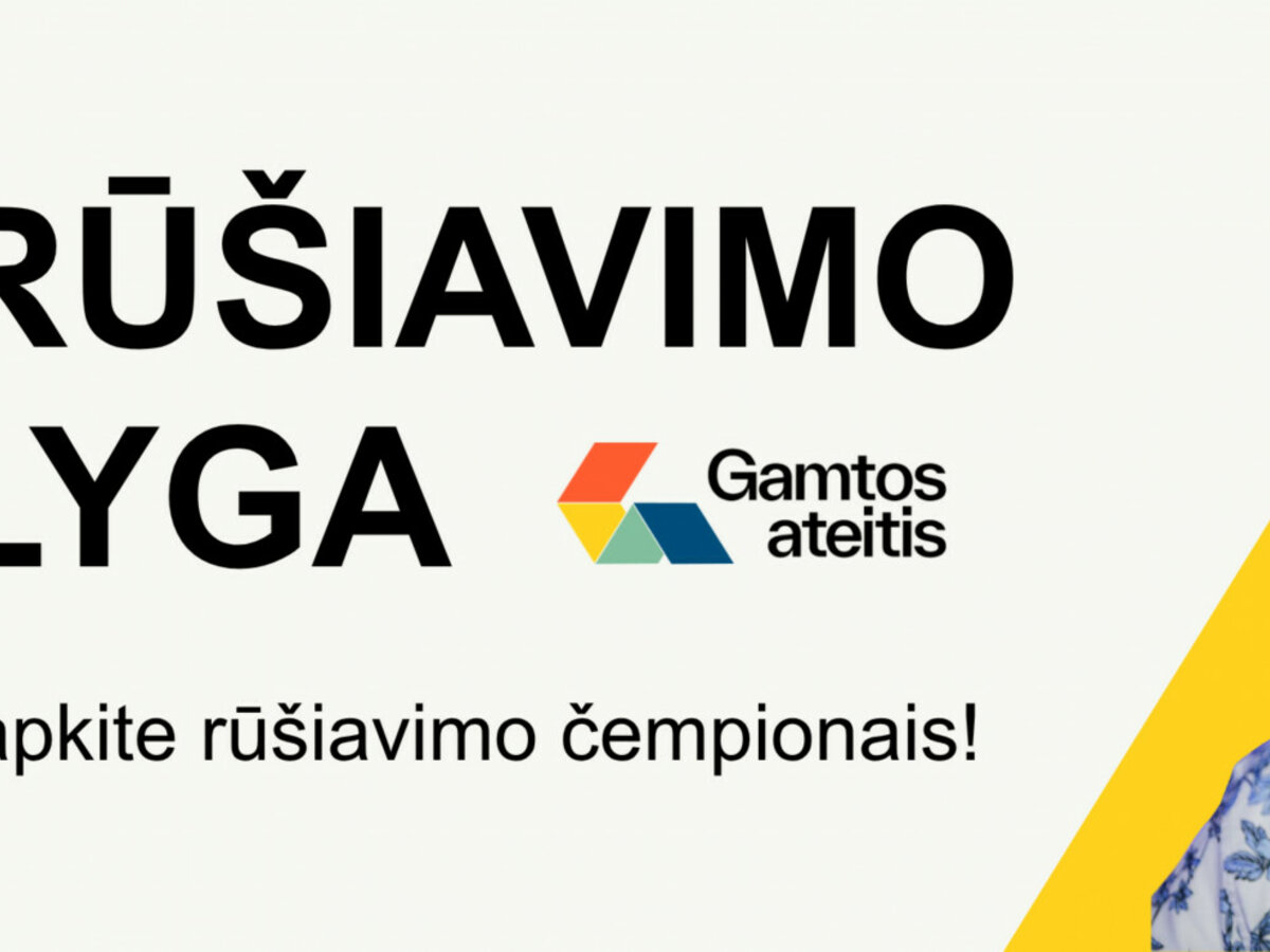 Konkursas „Rūšiavimo lyga“: penktokų komandoms trys etapai ir finalas Vilniuje gegužės 26 dieną