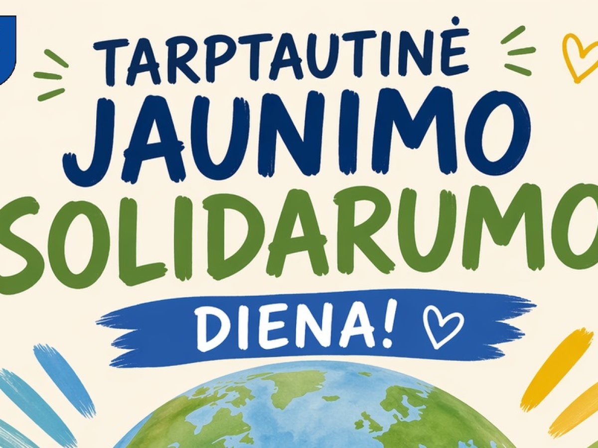 Tarptautinė jaunimo solidarumo diena Ignalinoje: mero linkėjimas drąsiau kurti ateitį