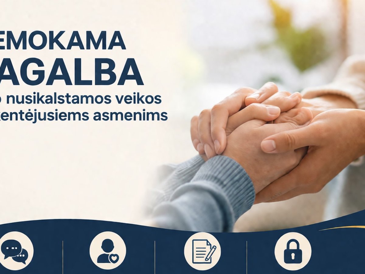 Nukentėjote nuo nusikaltimo? „Socialinės apsaugos ir darbo ministerija“ primena apie nemokamą pagalbą