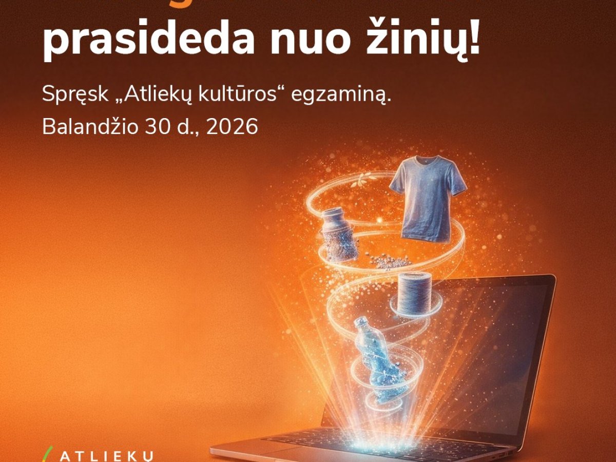 Atliekų egzaminas 2026: kur išmesti vienkartinį puodelį ir kodėl miestuose daugėja pusiau požeminių konteinerių