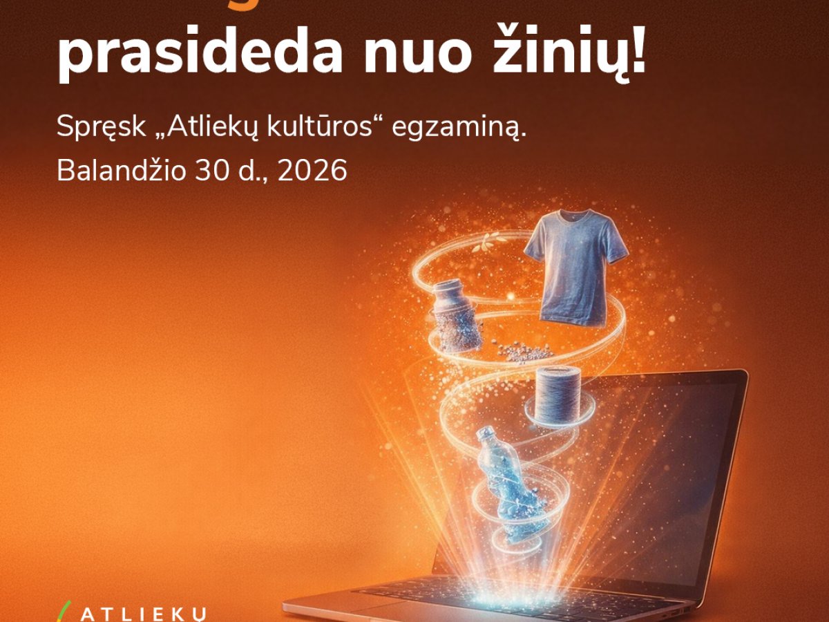 Valinskas pats pasitikrino: 3 klastingi klausimai, kurie suglumino „Atliekų kultūros“ egzamino dalyvius