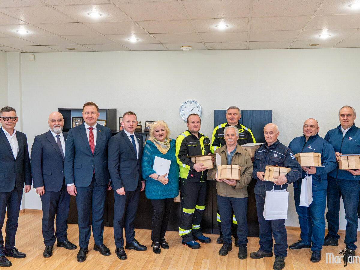 Energetikų dieną Marijampolėje – netikėtas mero vizitas į „Marijampolės šilumos tinklus“
