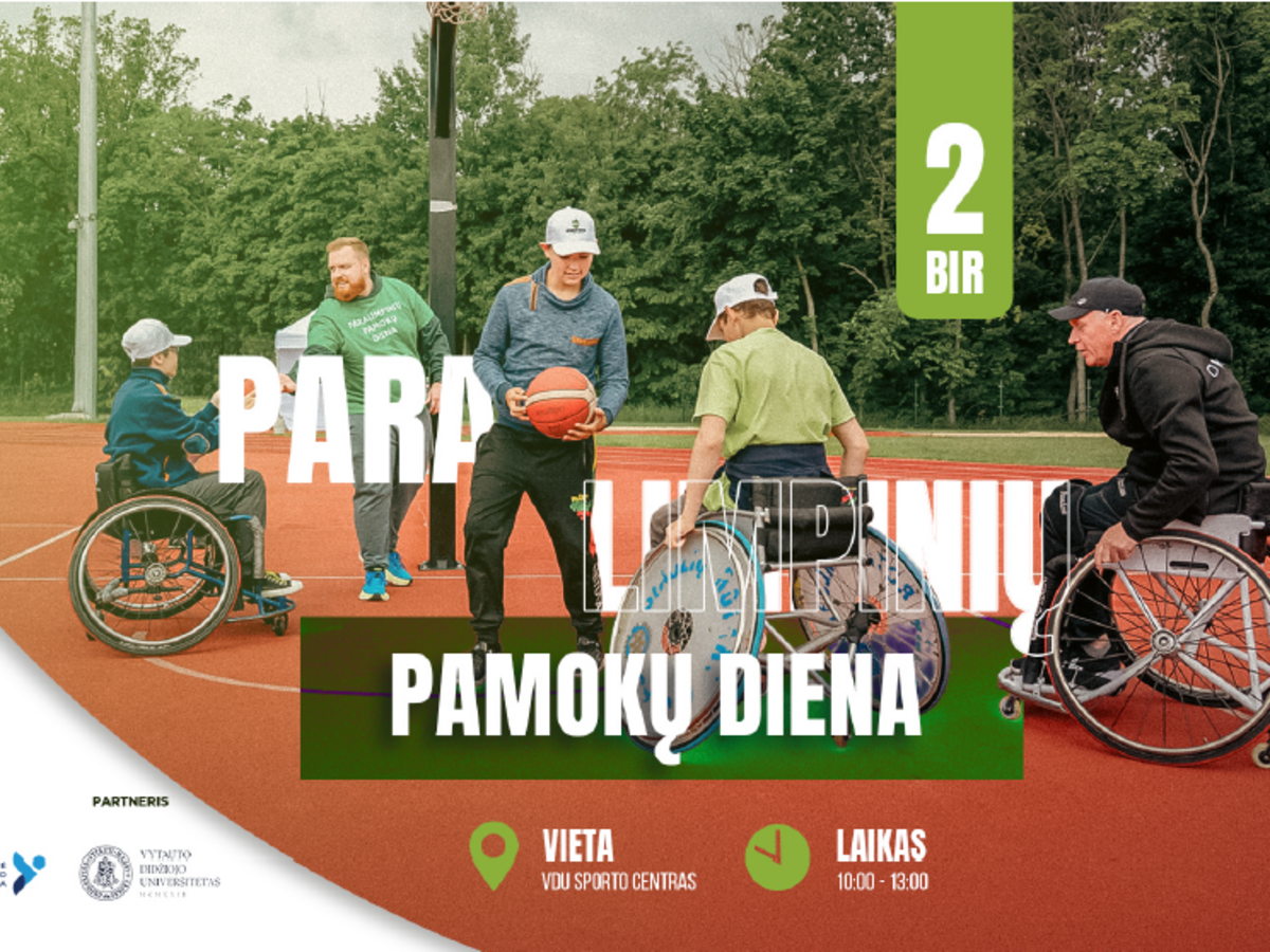 Nemokamas renginys vaikams su negalia: paralimpiečiai, prizai ir sporto išbandymai Kaune