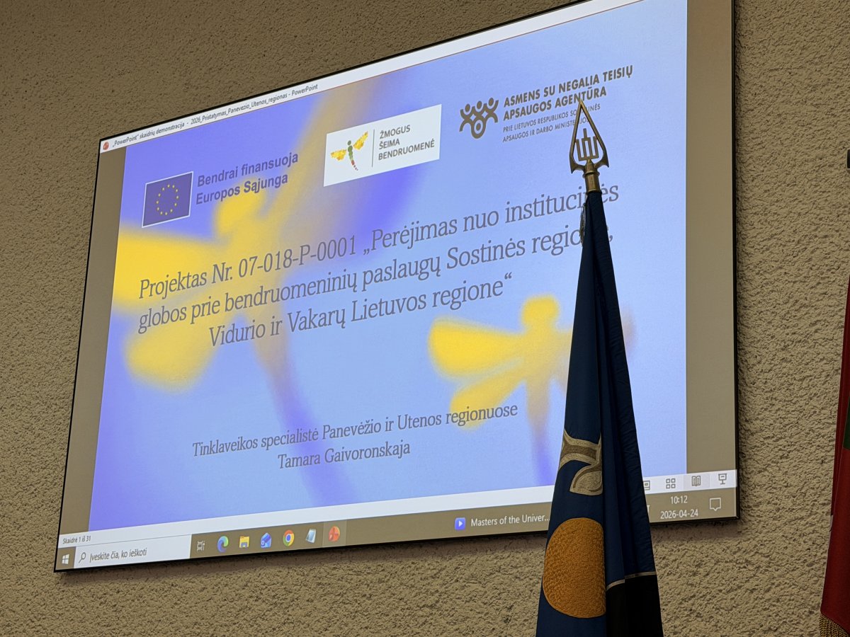 Zarasai ruošiasi perėjimui nuo institucinės globos: kokių bendruomeninių paslaugų labiausiai trūksta?