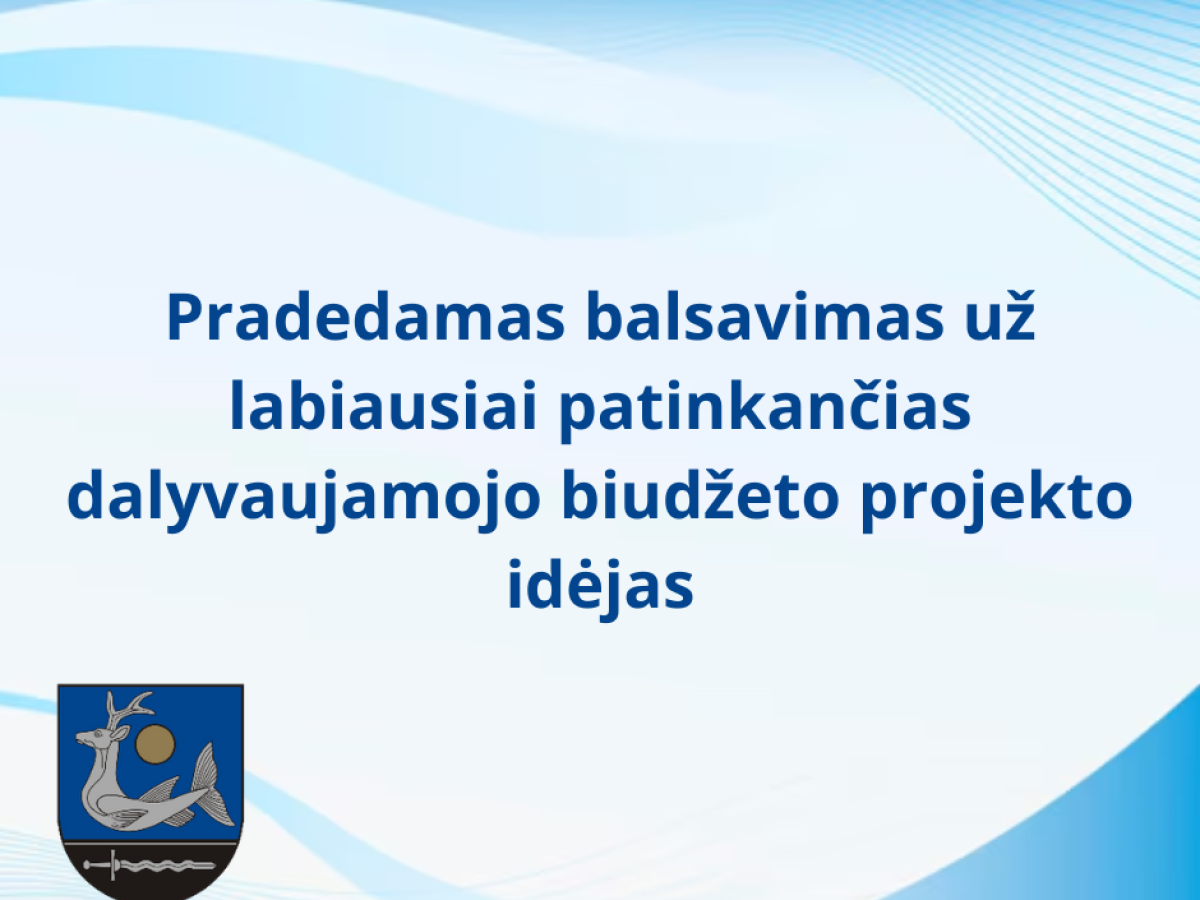 Zarasų rajone startuoja dalyvaujamojo biudžeto balsavimas: kaip išrinkti 2 idėjas iš 9
