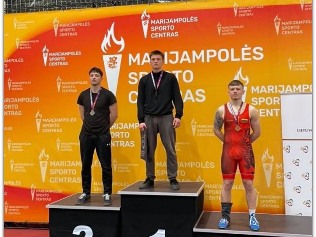 Vilniaus rajono sporto centro imtynininkas A. Shykov nukovė favoritą ir tapo čempionu