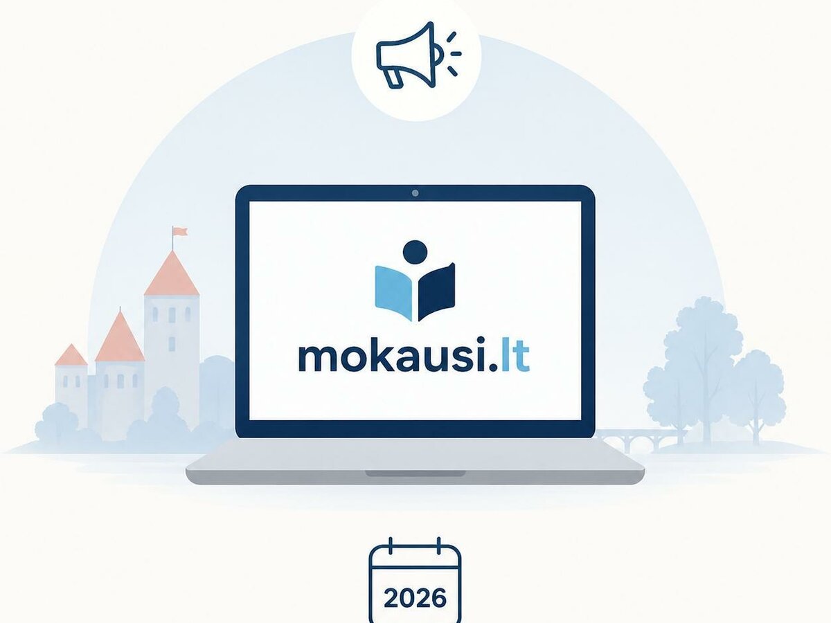 Vaikų priėmimas į mokyklas per „Mokausi.lt“: ką svarbu žinoti tėvams 2026 metais