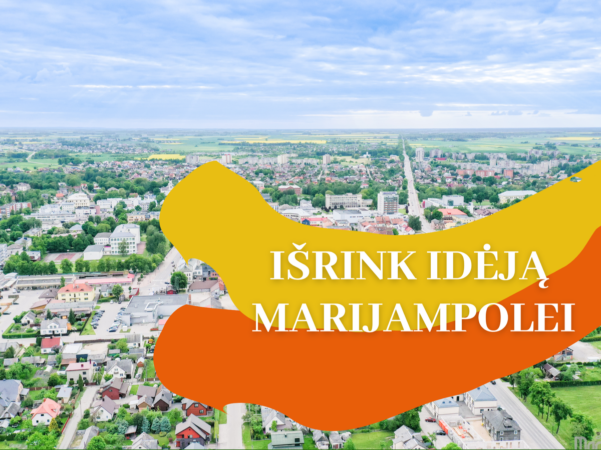 Tik 3 balsai gali pakeisti Marijampolę: „Kurk Marijampolei“ finale – 12 idėjų
