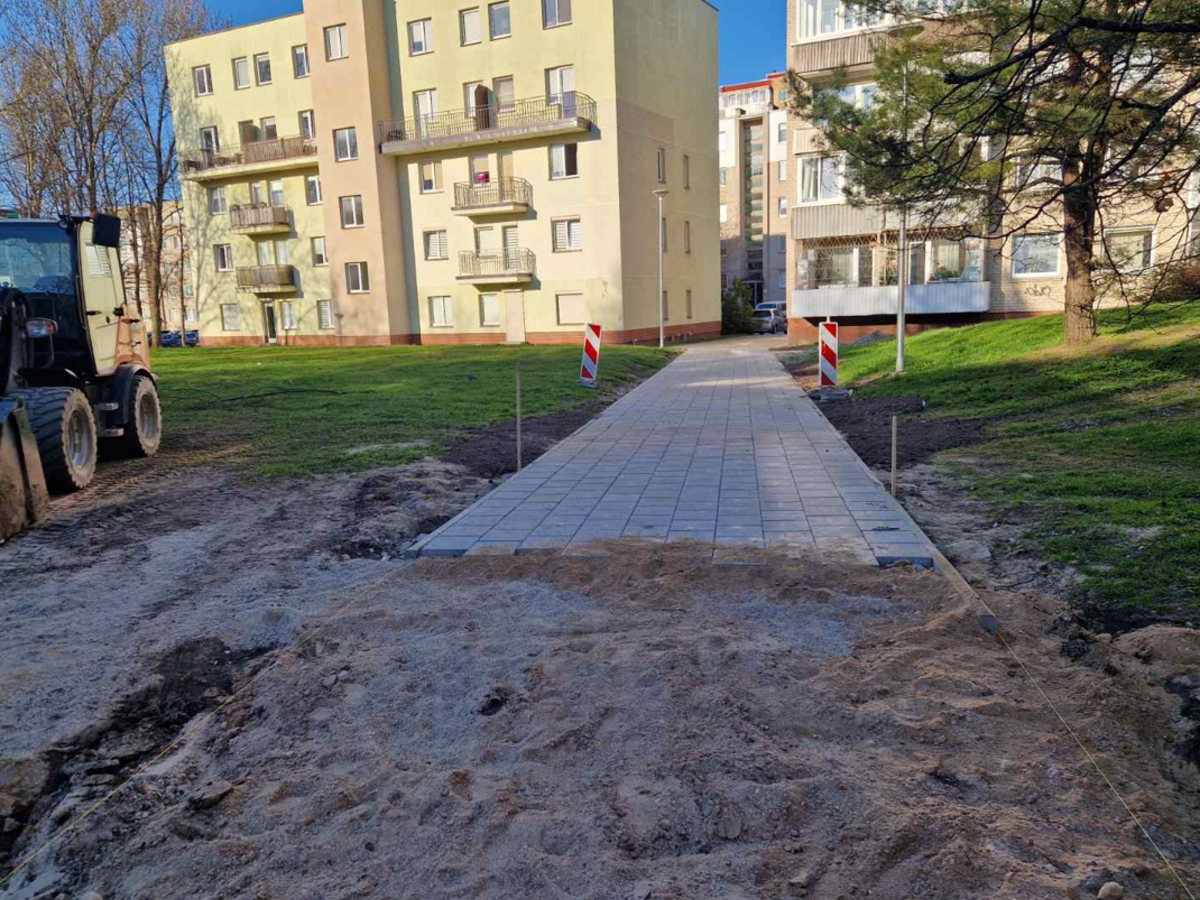 Klaipėda atnaujina šaligatvius visame mieste: kur vyks darbai ir kiek dangos bus pakeista