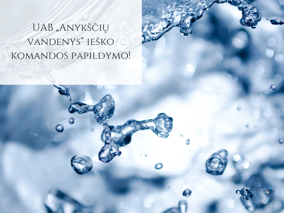 „Anykščių vandenys“ ieško šaltkalvio-remontininko: siūlo 1840 Eur ir draudimą