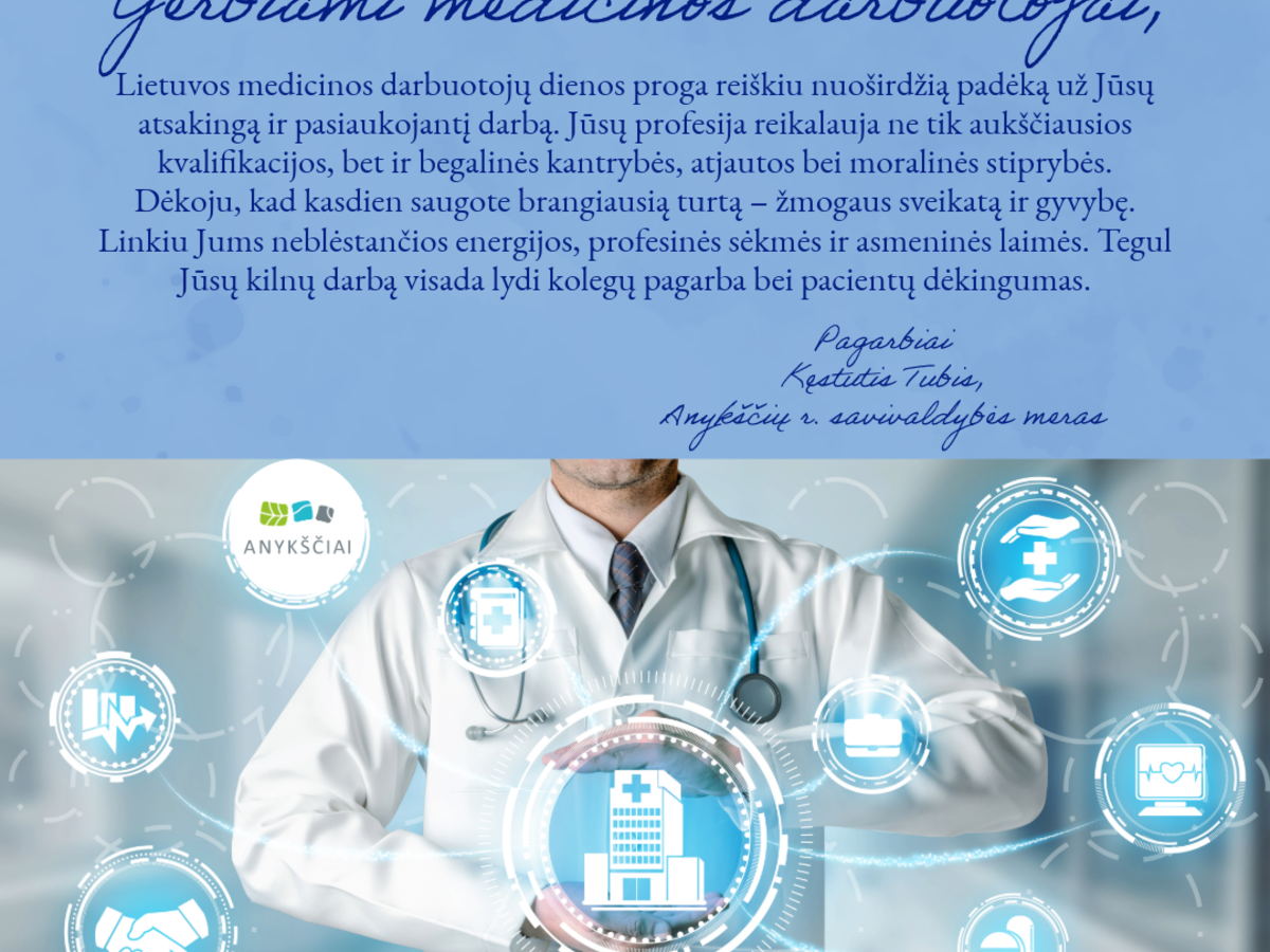Medicinos darbuotojų diena: ką pabrėžė meras sveikinime ir kokie iššūkiai laukia sveikatos sistemos