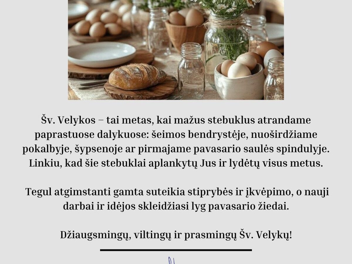 Ką Velykų proga palinkėjo meras? Jo žinutė palietė net skeptikus – štai kas joje svarbiausia