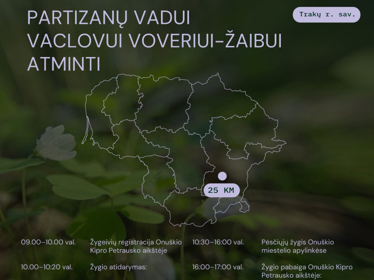 Žygiai visoje Lietuvoje ir užsienyje: „Samaningi kilometrai“ kviečia pagerbti partizanus