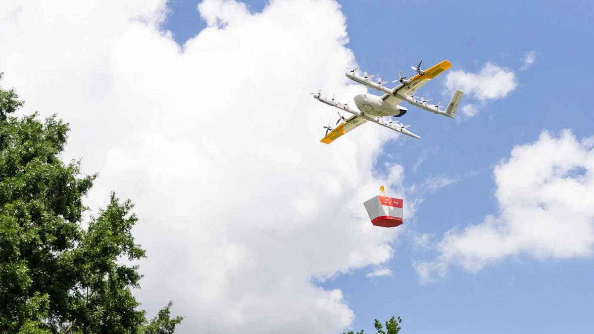 „DoorDash“ ir „Wing“ plečia dronų pristatymus Atlantoje: maistas gali atskristi per 20 min.