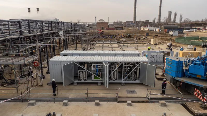 Petrobrazi žaliasis vandenilis: pirmasis elektrolizatoriaus modulis jau vietoje, gamyba startuos 2028 metais