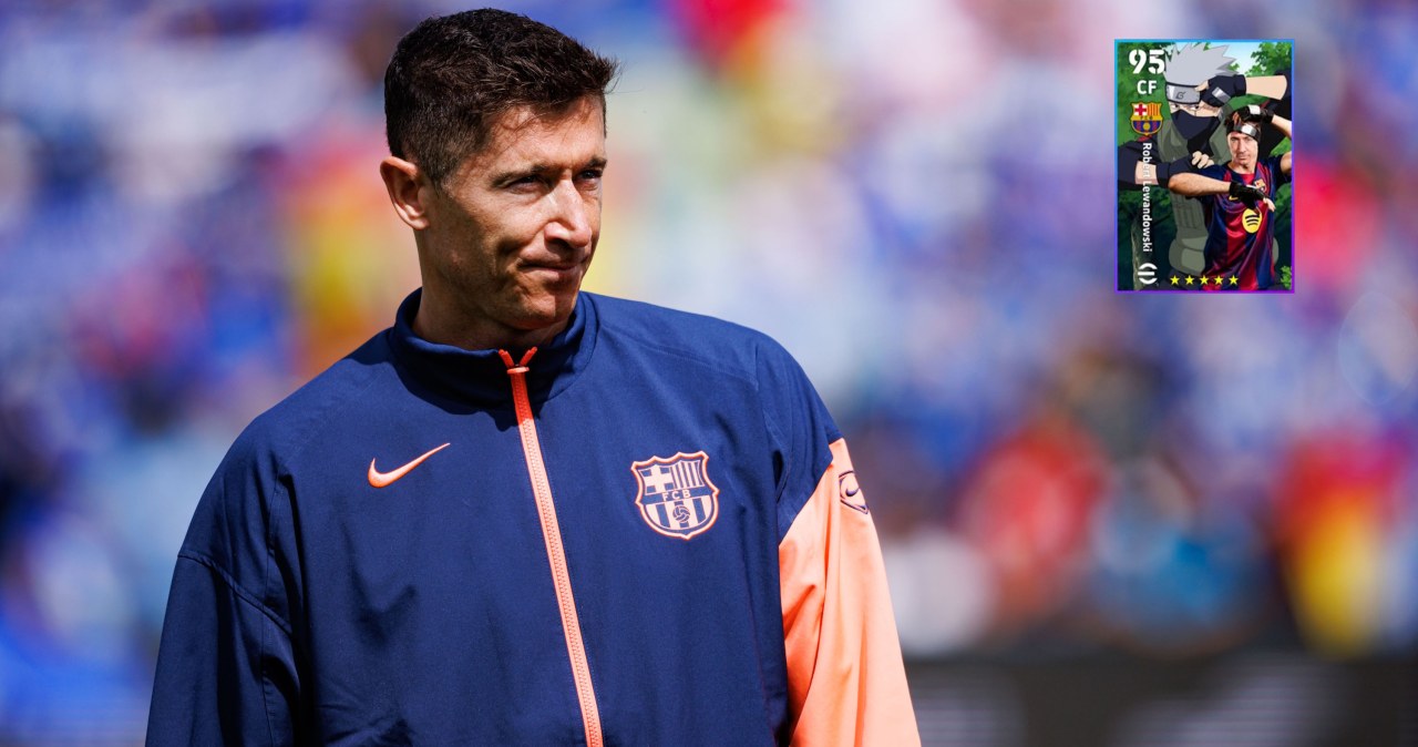 Lewandowskis pateko į „Naruto“ pasaulį: „Konami“ jam skyrė išskirtinę „eFootball“ kortą