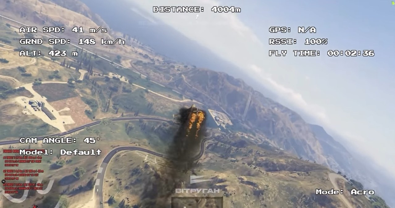 Ukrainos kariai treniruojasi „Grand Theft Auto 5“: modas moko numušti dronus