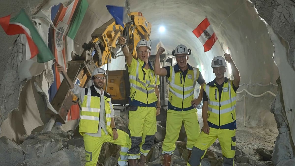 Po Alpėmis gimsta rekordinis tunelis: 64 km projektas žada apversti Europos geležinkelius