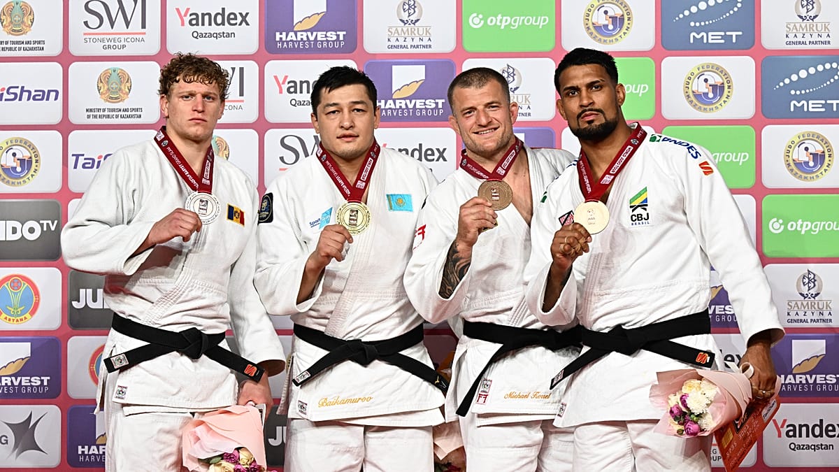 Astanoje finišavo „Qazaqstan Barysy“ dziudo „Grand Slam“: šeimininkai iškovojo 4 medalius