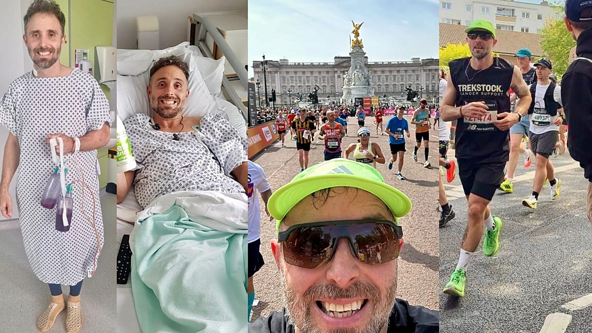 Nuo storosios žarnos vėžio diagnozės iki Londono maratono: kodėl jis bėgo net per chemoterapiją