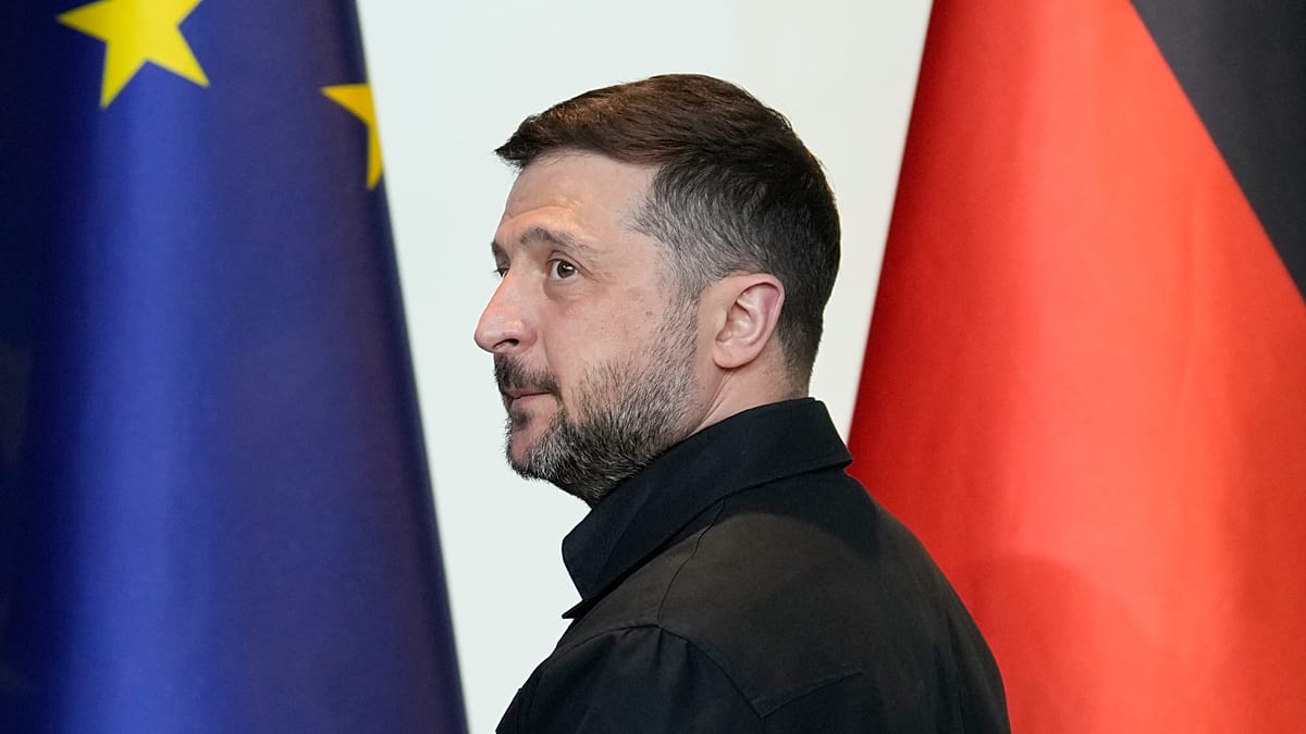 Zelenskis atmeta Merzo idėją: Ukraina siekia visateisės narystės ES, o ne „asocijuoto“ statuso