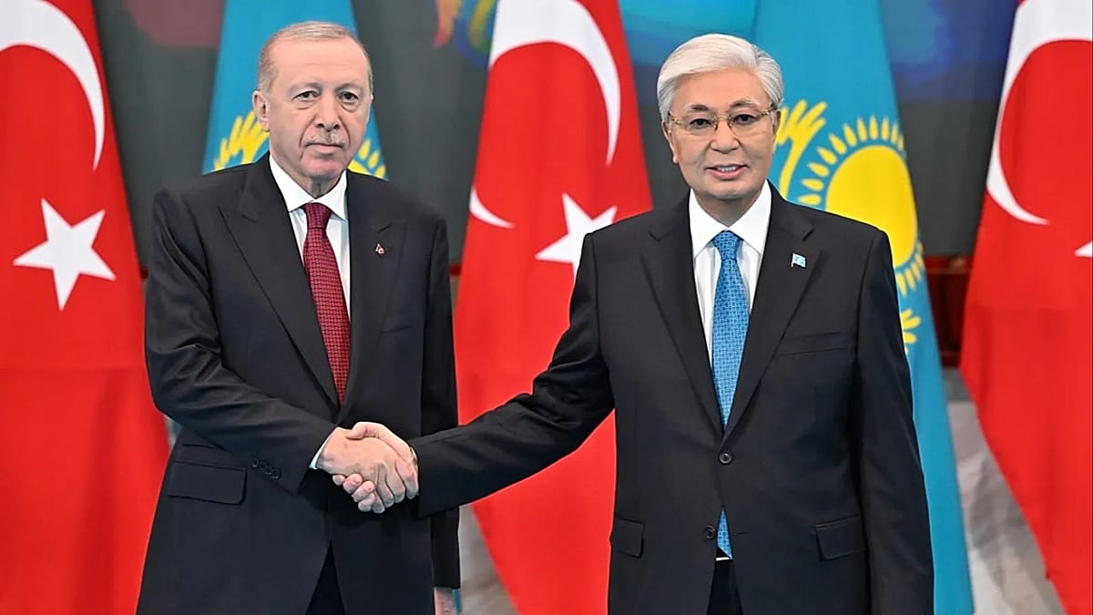 Erdoğanas Astanoje: Turkija ir Kazachstanas kelia tikslą prekybą auginti iki 13 mlrd. eurų