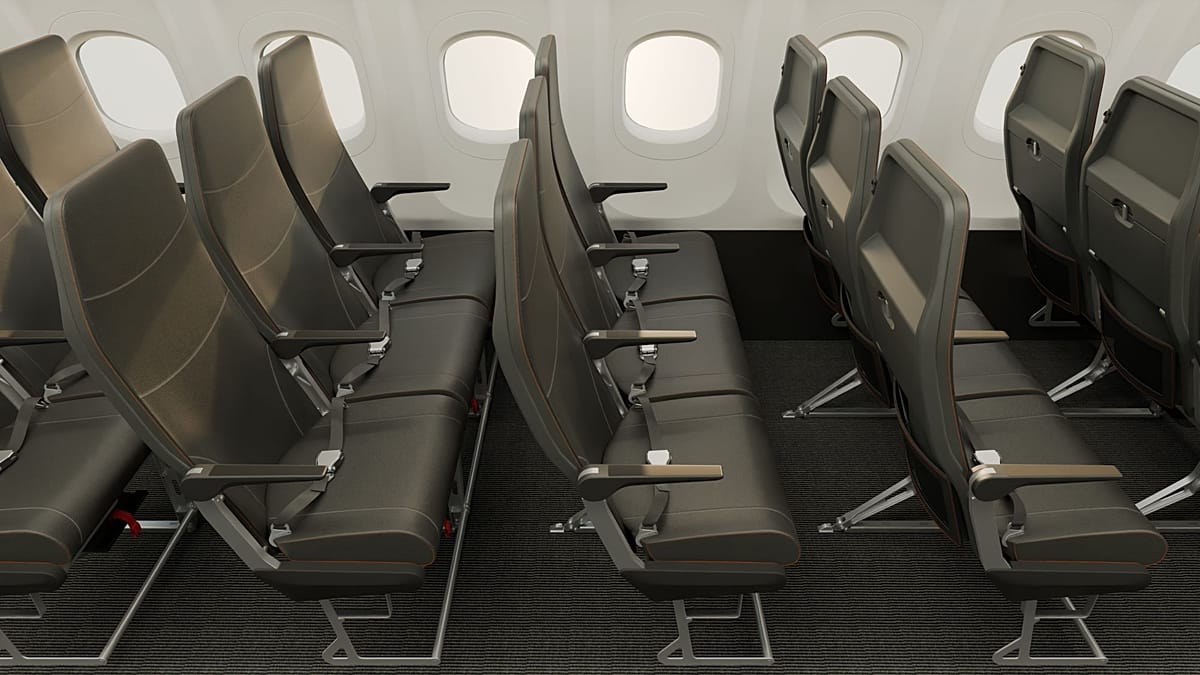 „easyJet“ nuo 2028 metų diegs naujas sėdynes: daugiau vietos kojoms žadama be didesnio žingsnio