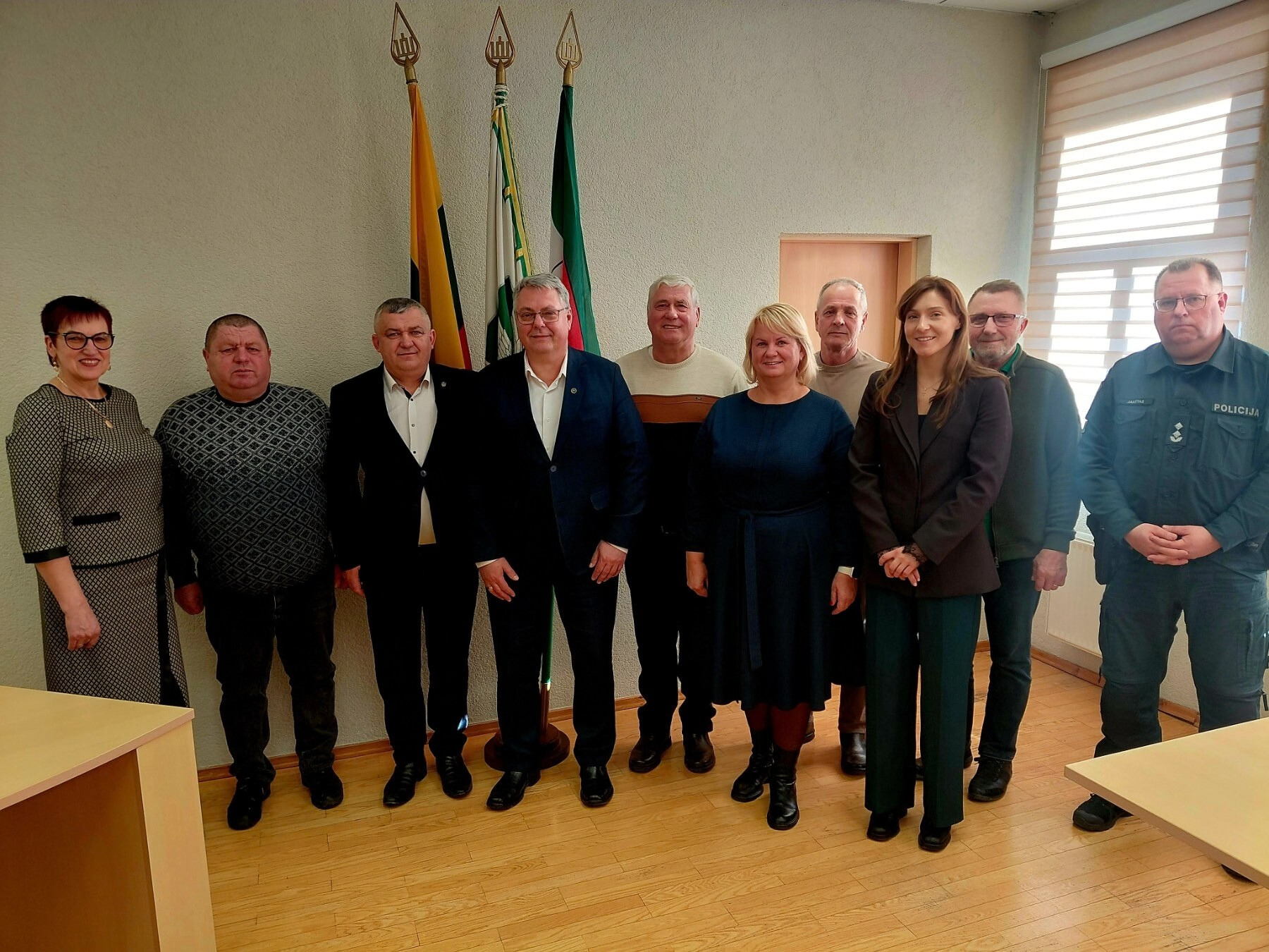 Pagėgiuose viešėjo Zbaražo delegacija: atnaujinta partnerystė ir Ukrainai perduoti generatoriai