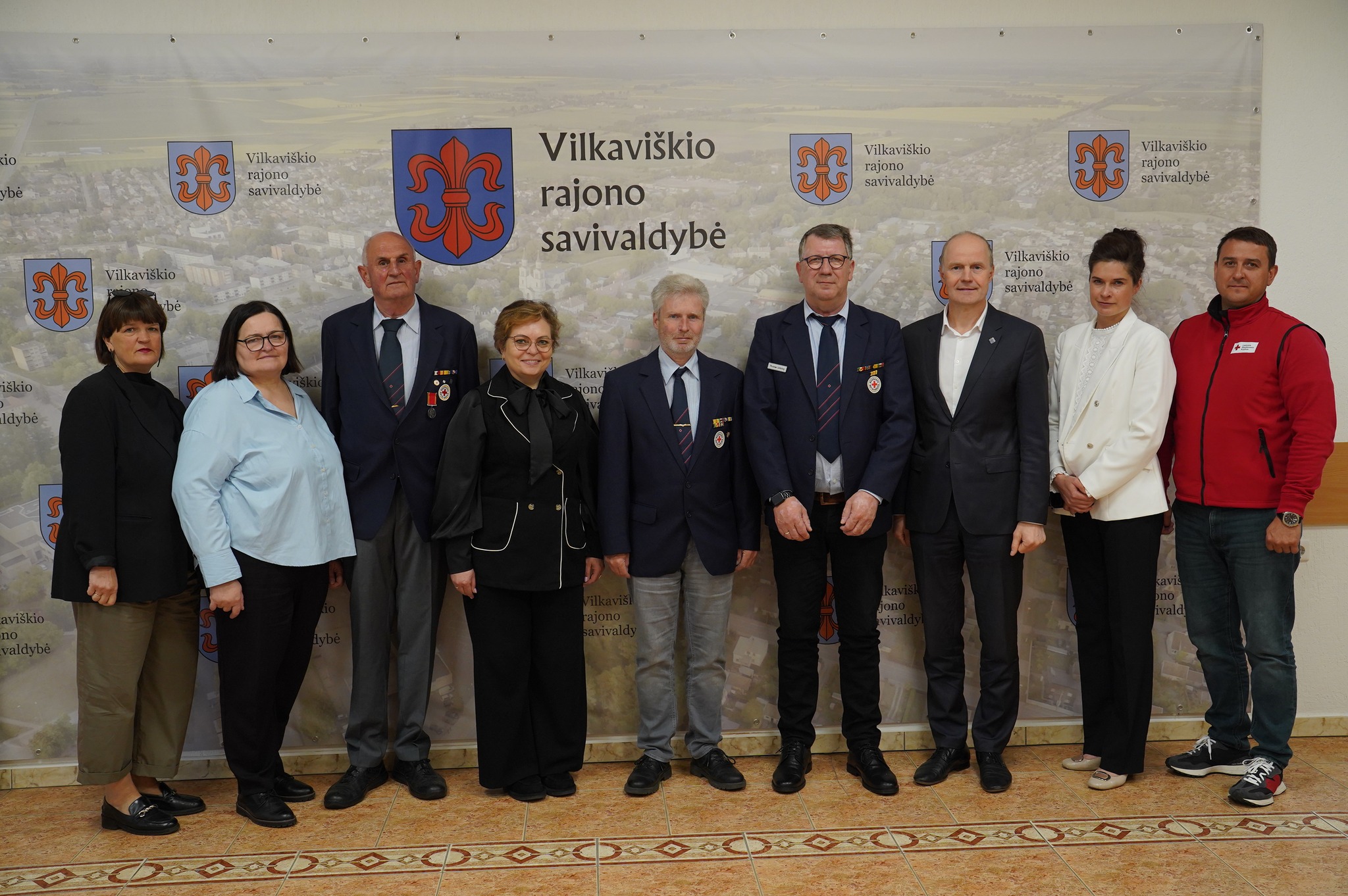 Vilkaviškyje vieši garbės pilietis Heinrich Hollekamp: su meru aptarė socialinę partnerystę