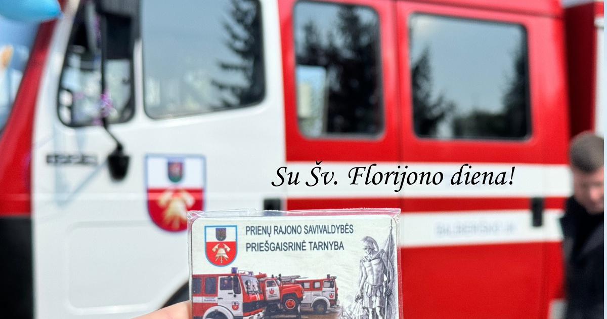 Šv. Florijono diena Prienuose: meras dėkoja ugniagesiams ir primena, kodėl jų darbas svarbus visiems