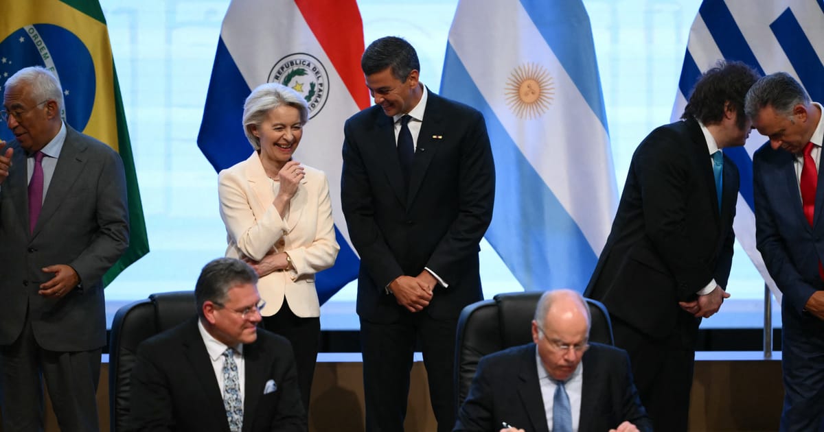 ES ir „Mercosur“ prekybos susitarimas įsigalioja: tarifai krenta, bet politinė kova tik aštrėja