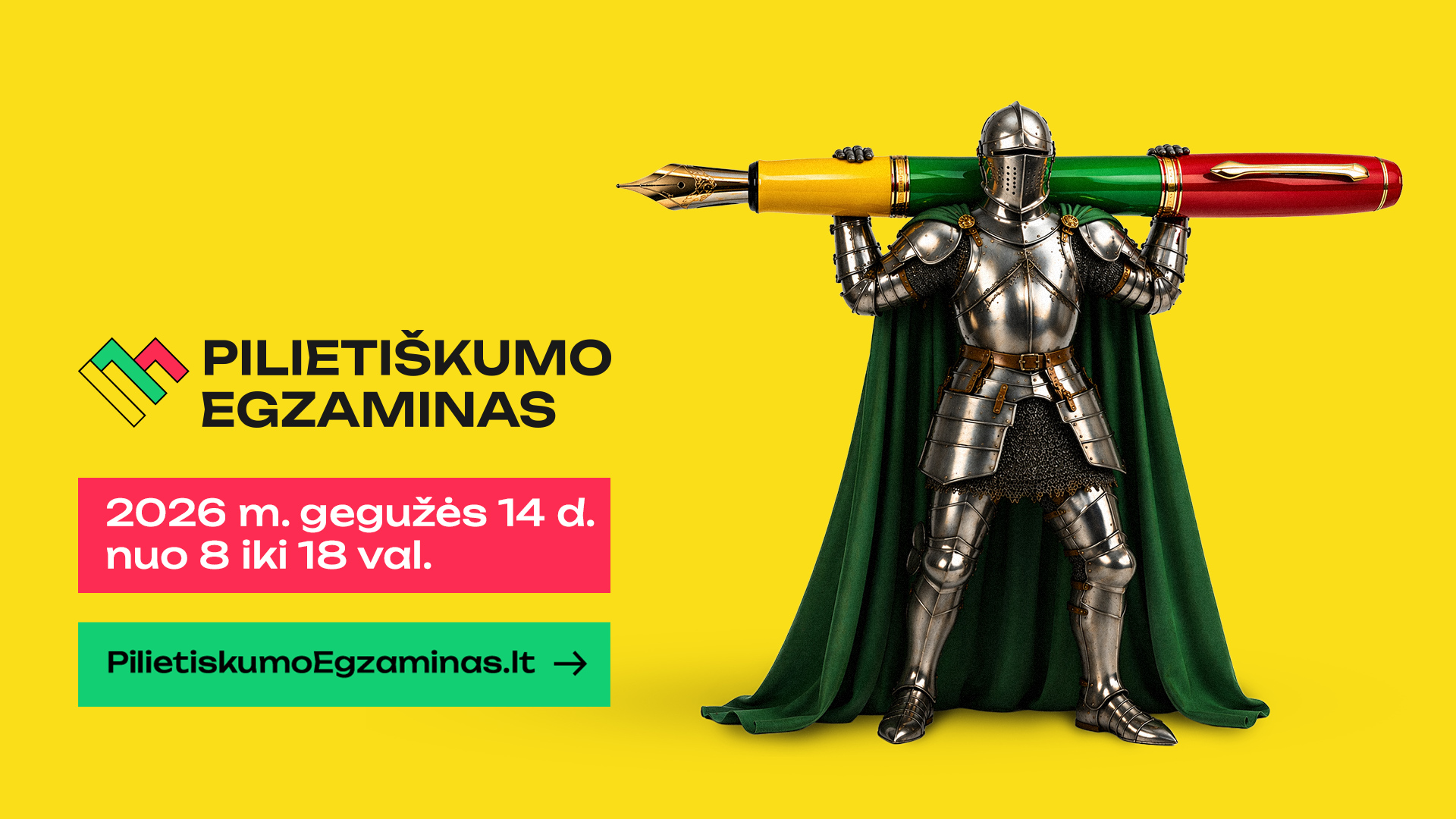 Pilietiškumo egzaminas grįžta gegužės 14 dieną: kaip registruotis ir kiek laiko truks testas