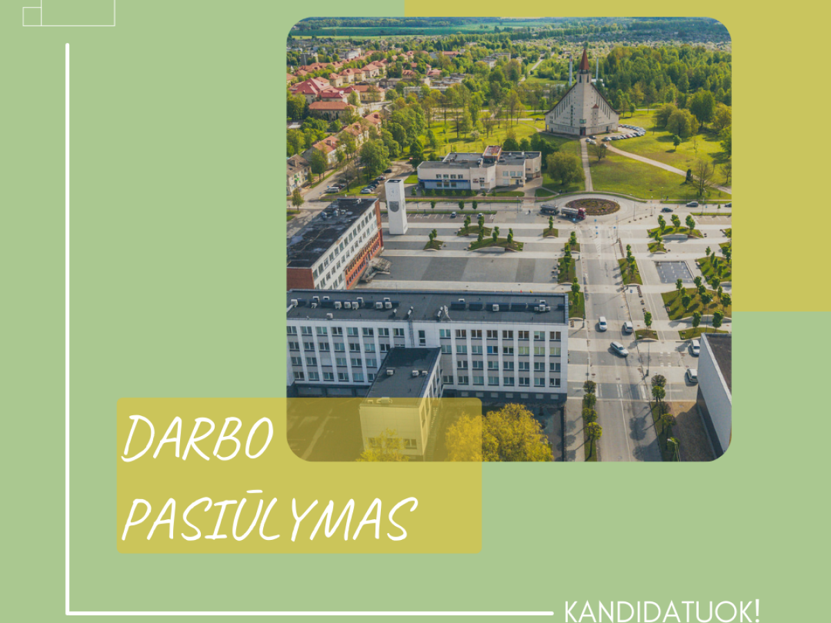 Akmenės rajono savivaldybė pratęsė konkursą: iki 2026 birželio 3 dienos laukiami kandidatai
