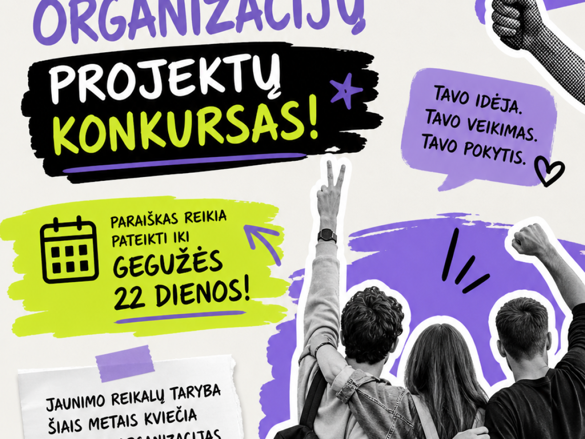 Kaišiadorių rajonas kviečia jaunimo organizacijas: startuoja paraiškų teikimas 2025 metų finansavimui