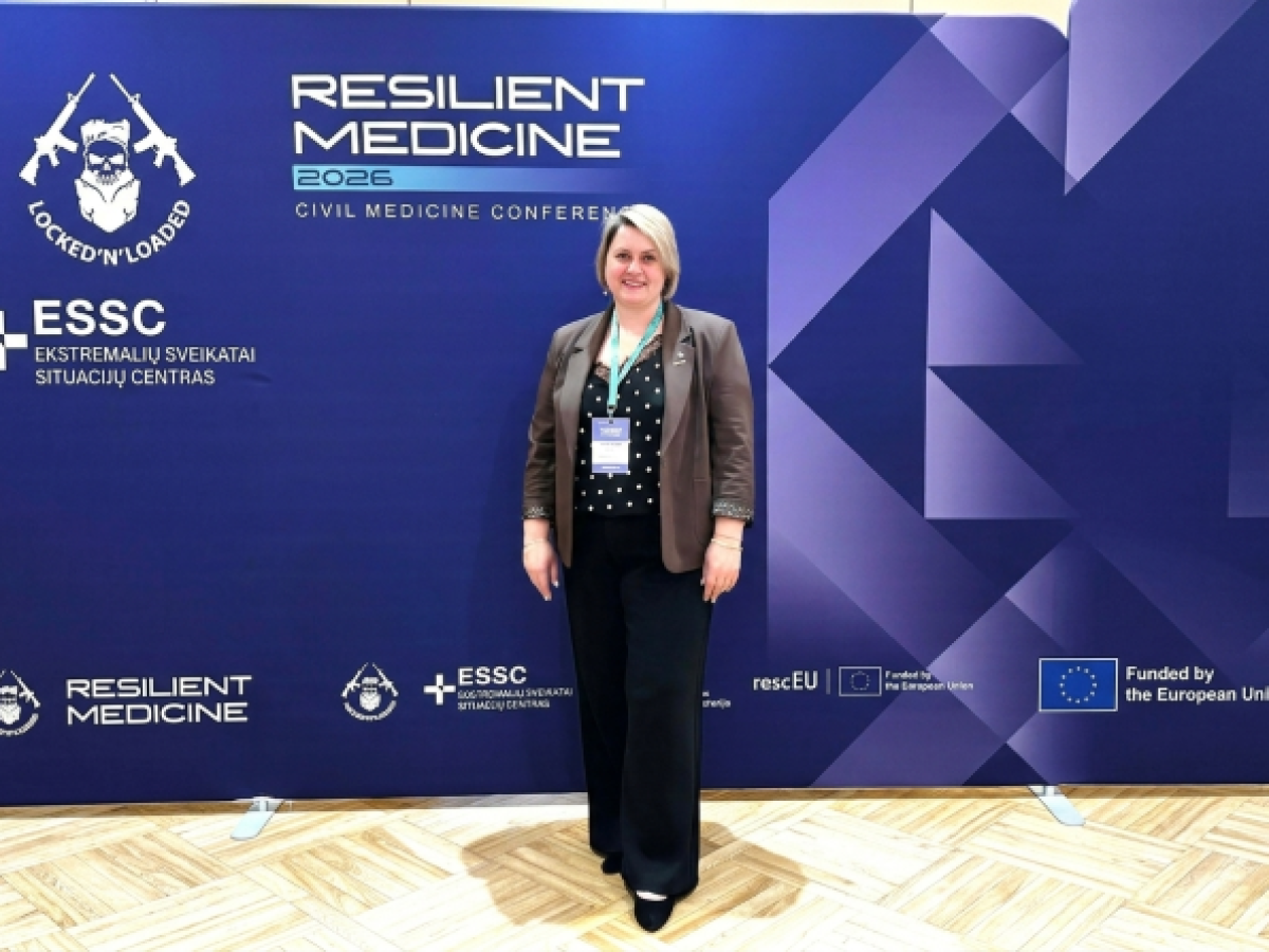 Joniškio vicemerė konferencijoje Resilient Medicine 2026: kaip sveikatos sistema ruošiama krizėms