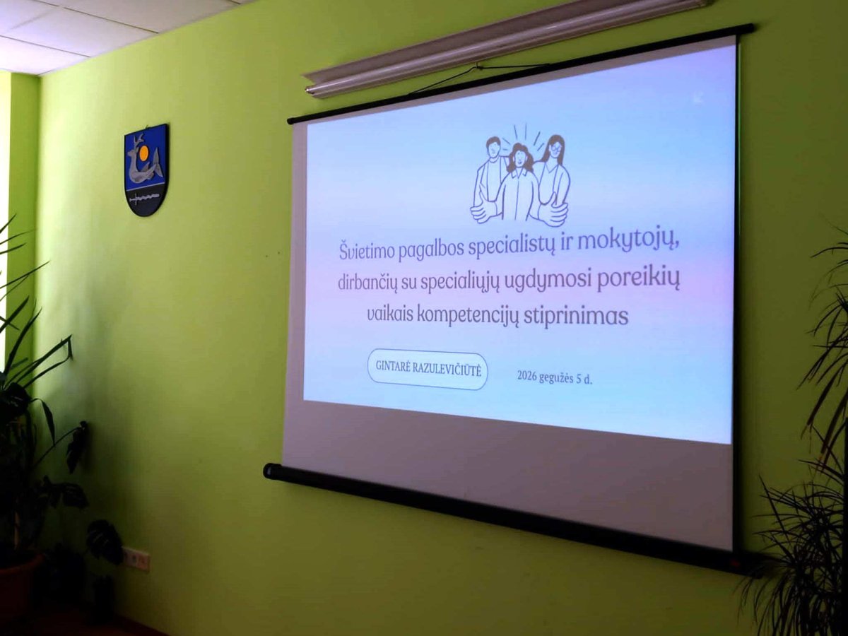 Zarasuose startavo mokymai apie įtrauktį: kaip pedagogams padėti specialiųjų poreikių mokiniams